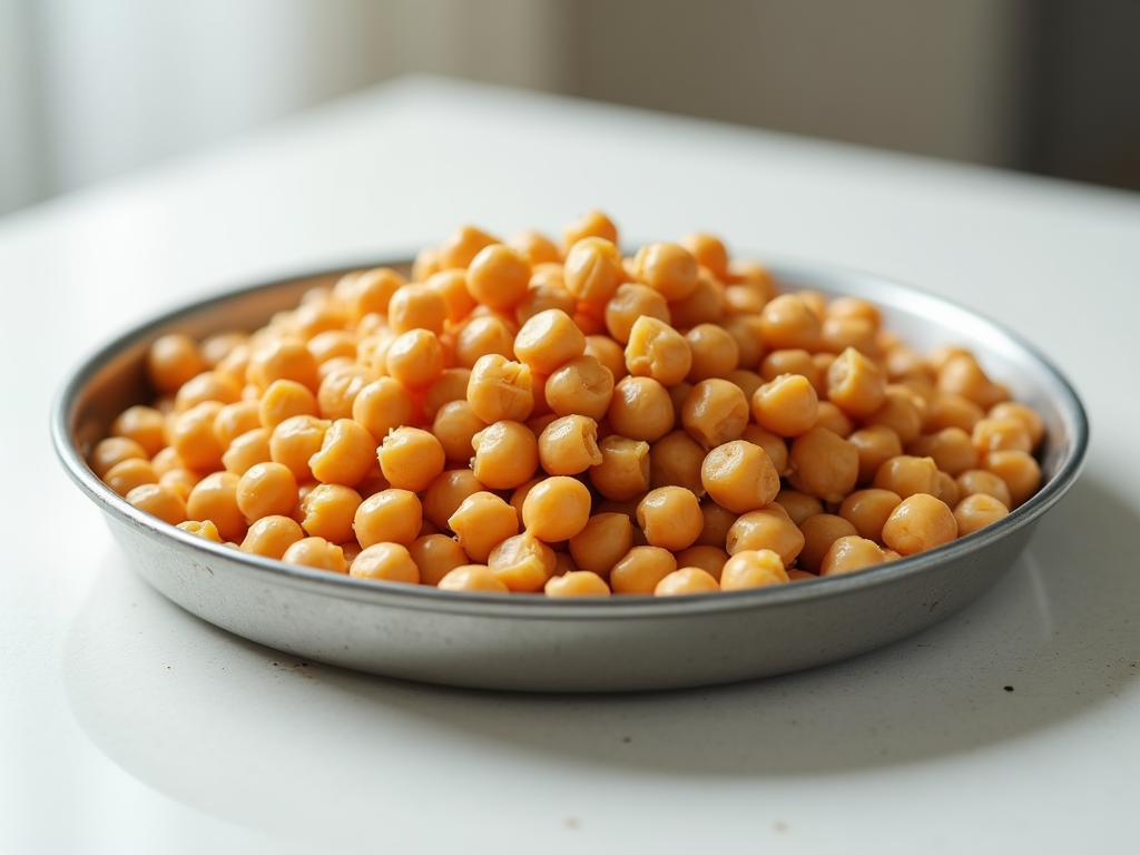 Canned chickpeas in water